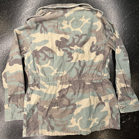 Free People utility camo jacket, Color: Camo, Size: Medium - Picture 3 of 4